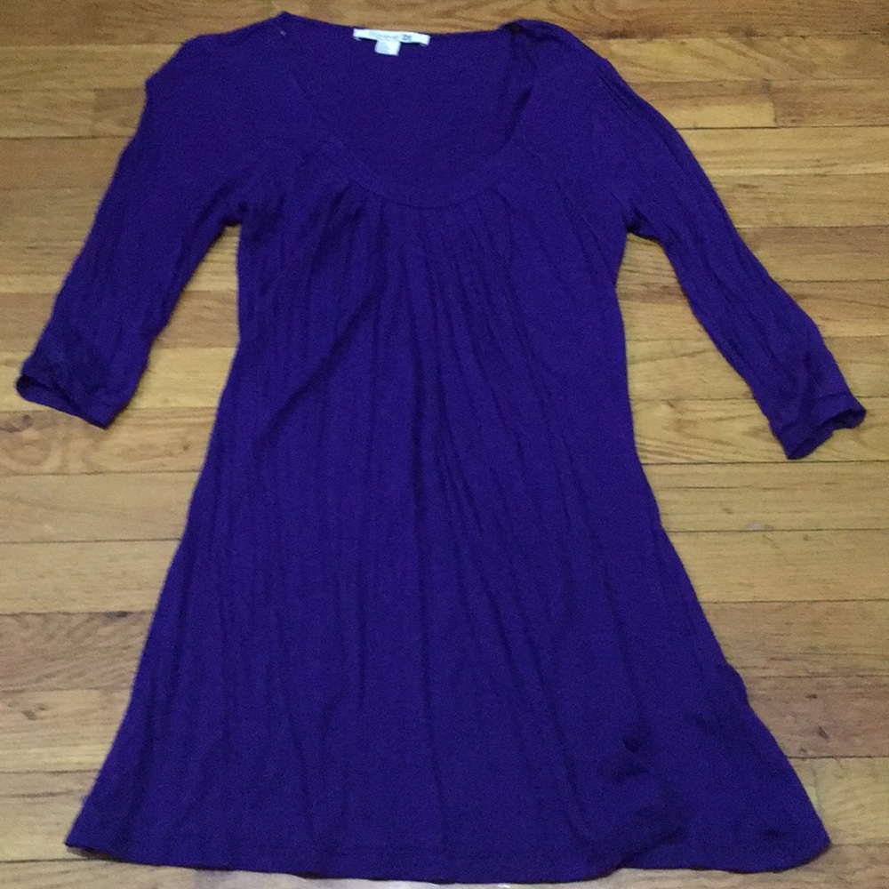 ❌❌DONATED❌❌Forever 21 Purple 3/4 Sleeve Long Top